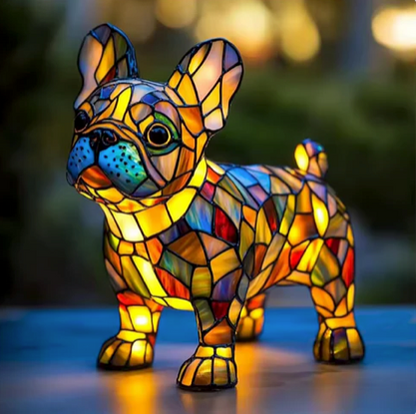 Handmade Dog Lamps